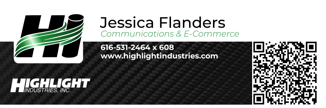 Updated Highlight Industries digital signature design