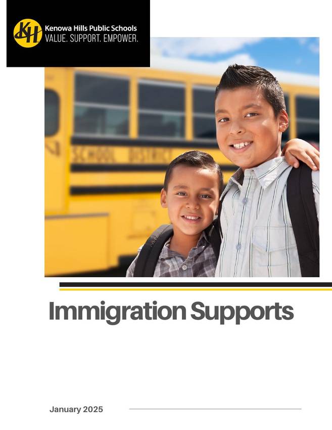Kenowa Hills immigration support handbook image 40