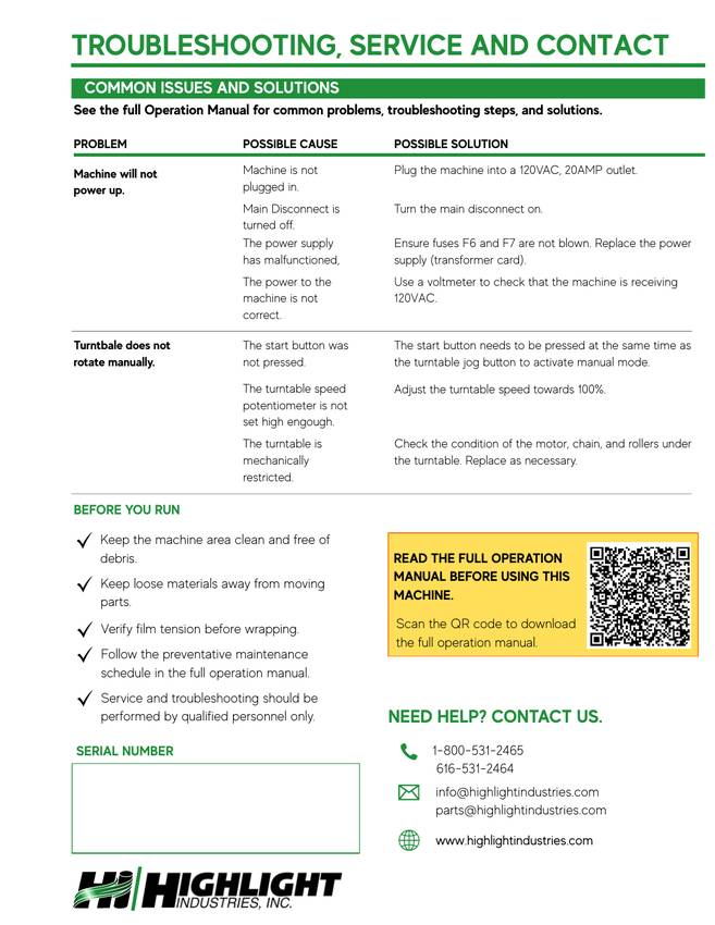 Highlight Industries quick start guide image 47 tagged technical writing Highlight Industries process improvement